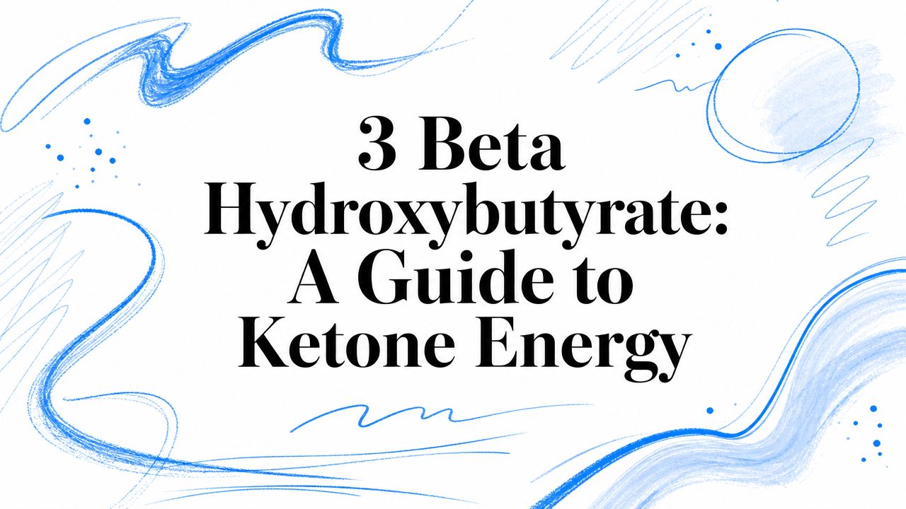 3 Beta Hydroxybutyrate: A Guide to Ketone Energy