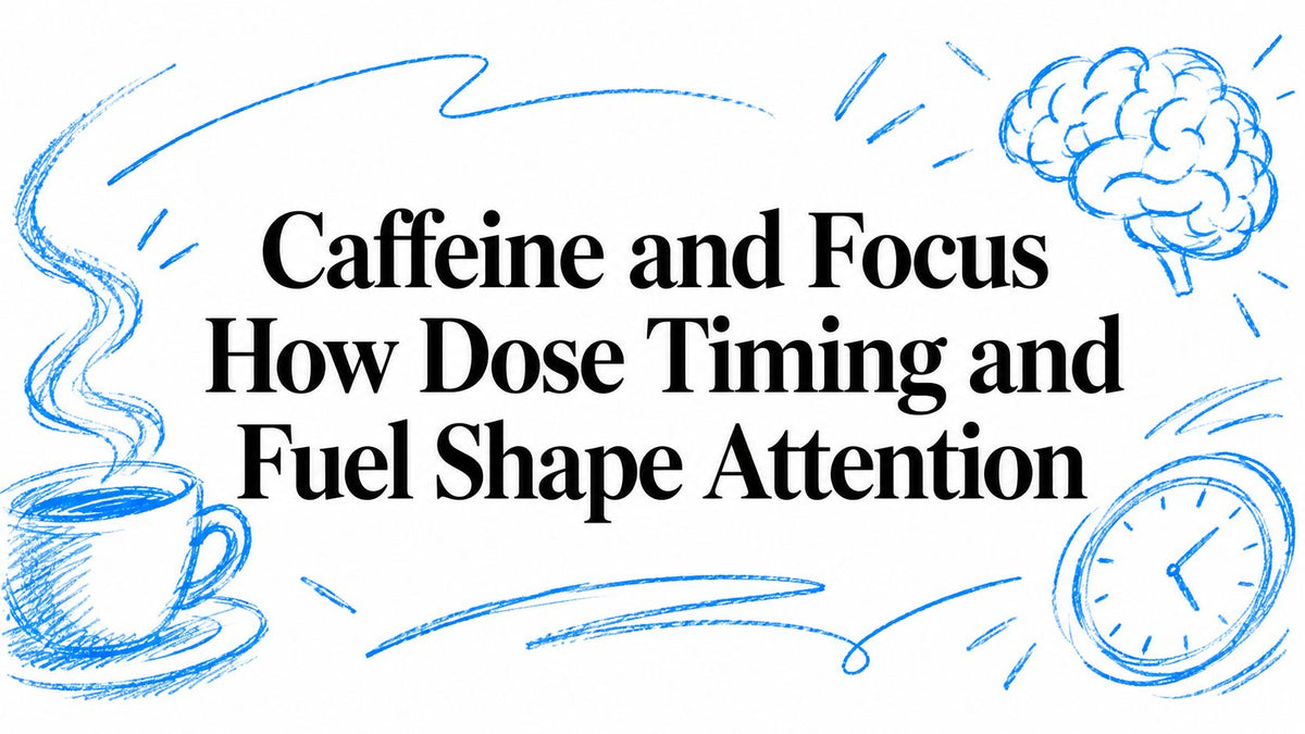 Caffeine and Focus How Dose Timing and Fuel Shape Attention
