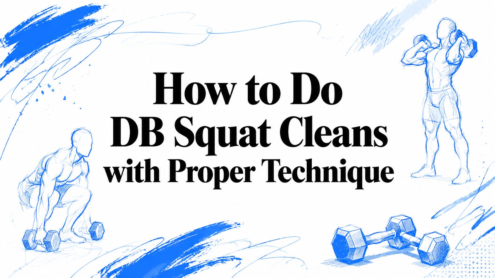 How to Do DB Squat Cleans with Proper Technique