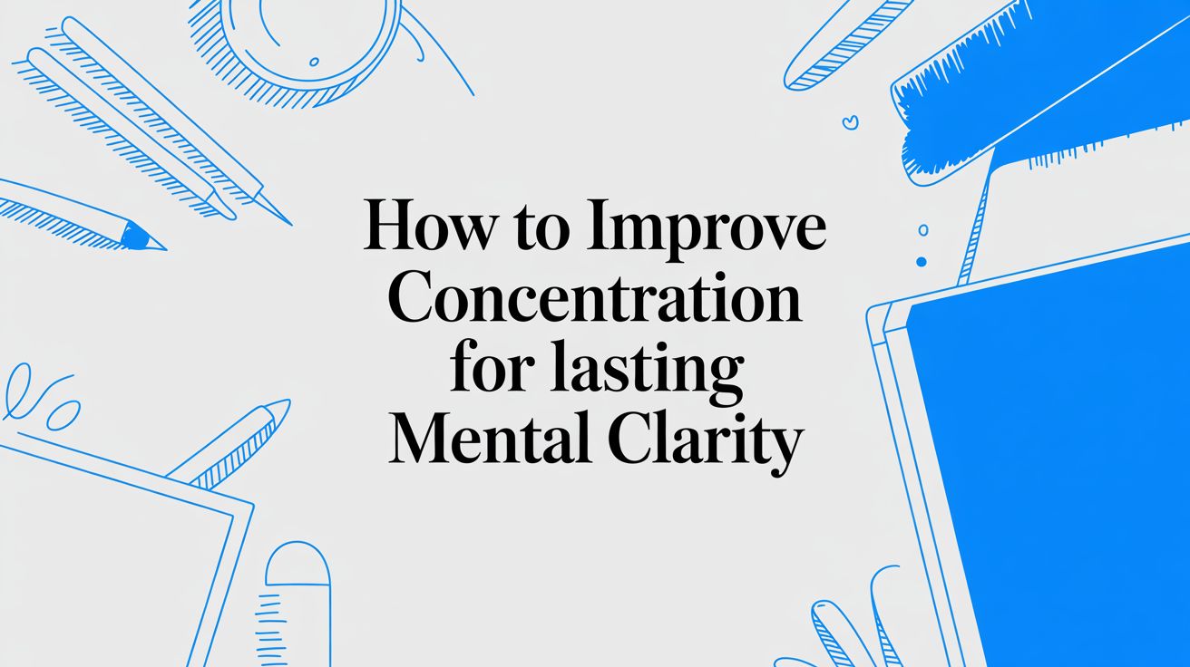 How to Improve Concentration: A Scientific Framework for Lasting Mental Clarity