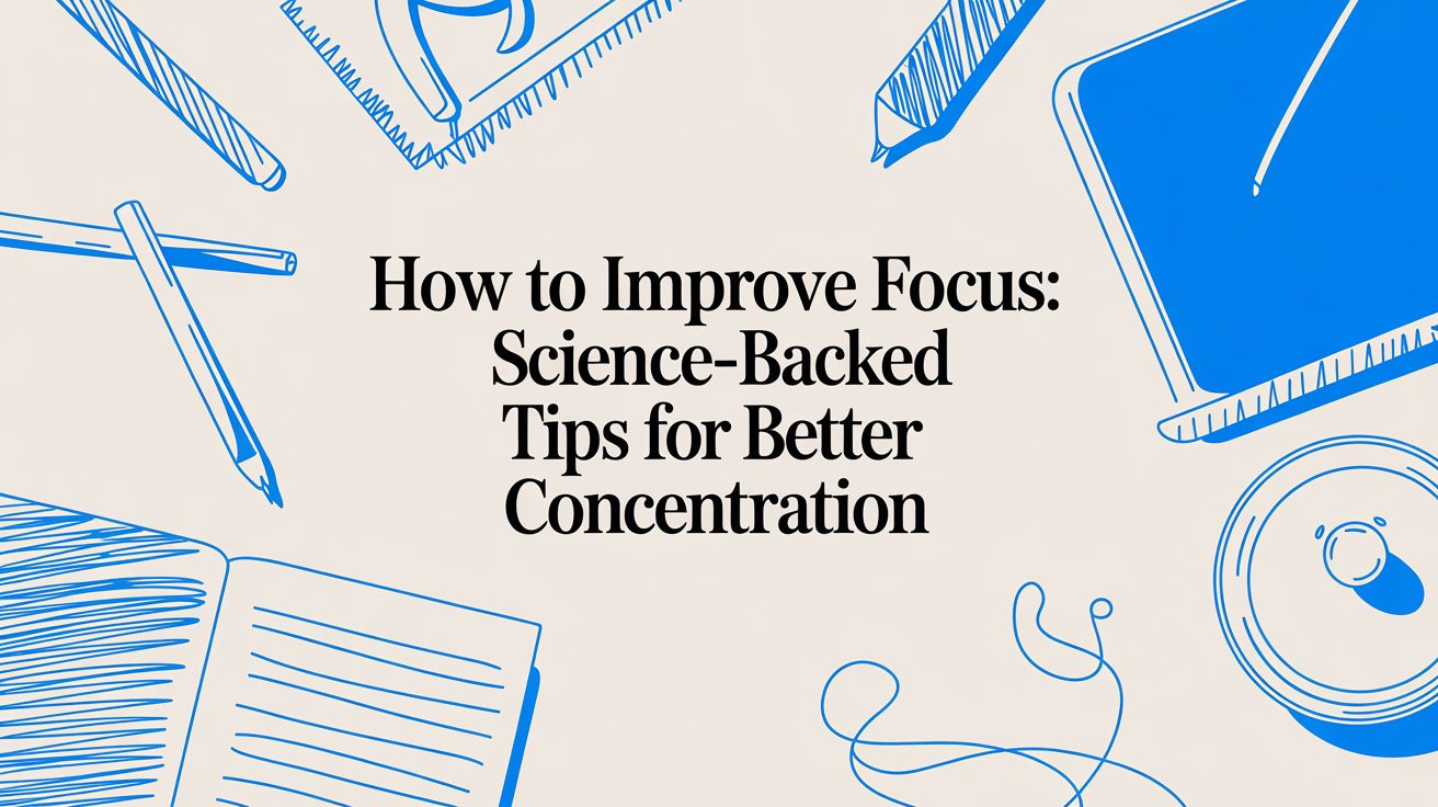 How to Improve Focus: A Scientific Framework for Sustained Concentration