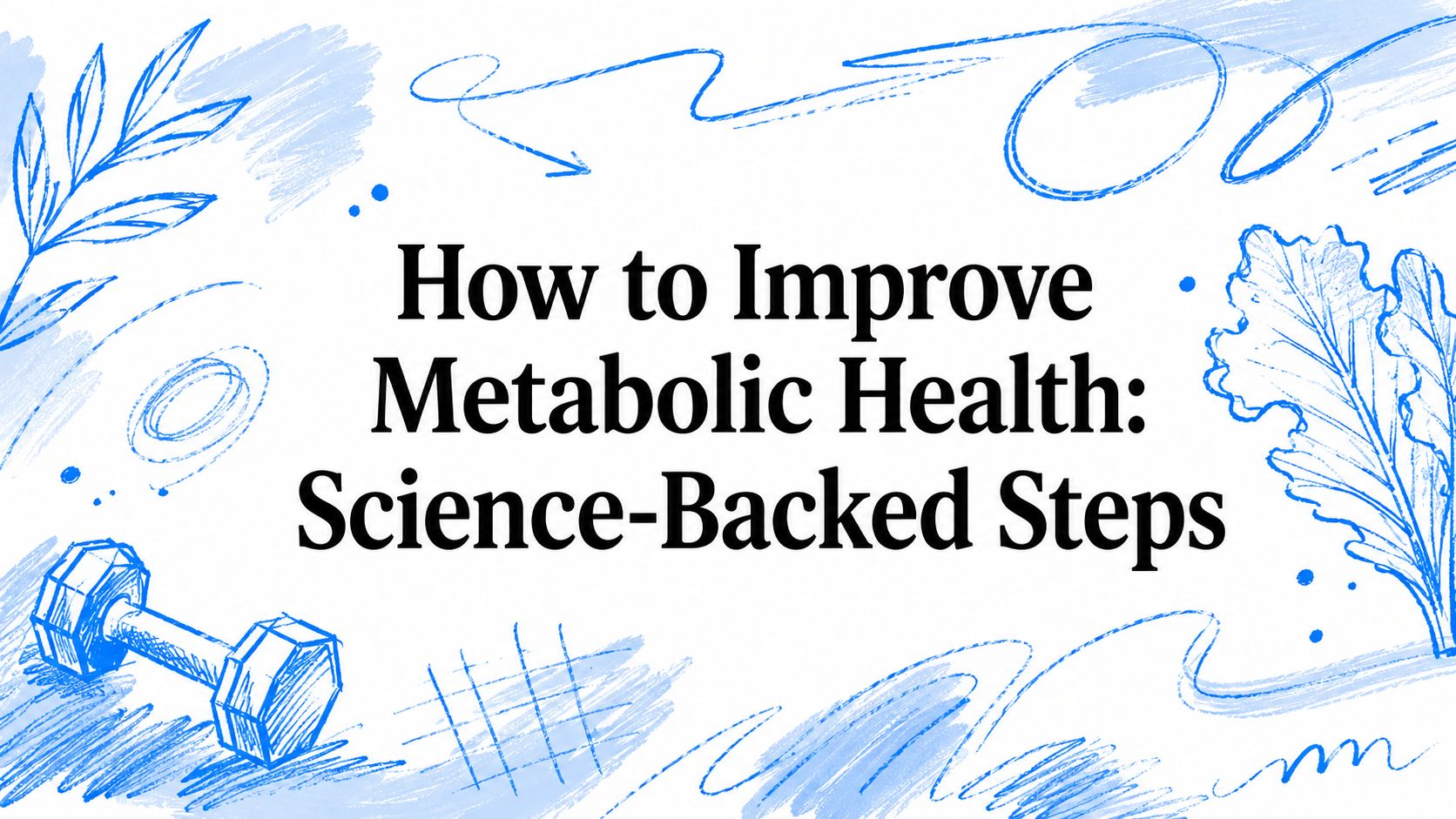 How to Improve Metabolic Health: Science-Backed Steps