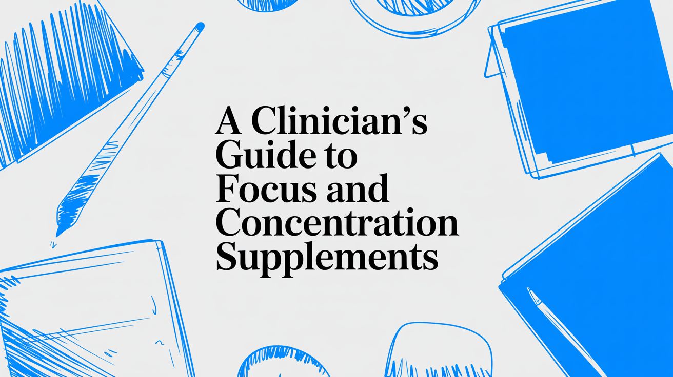 A Clinician’s Guide to Focus and Concentration Supplements in 2026