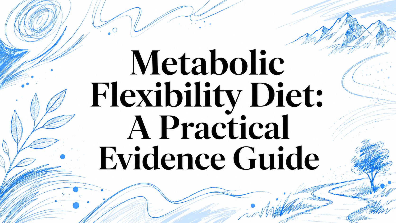 Metabolic Flexibility Diet: A Practical Evidence Guide