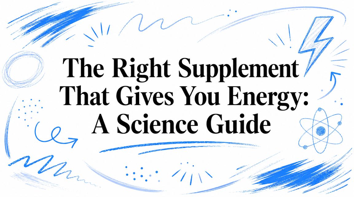 The Right Supplement That Gives You Energy: A Science Guide
